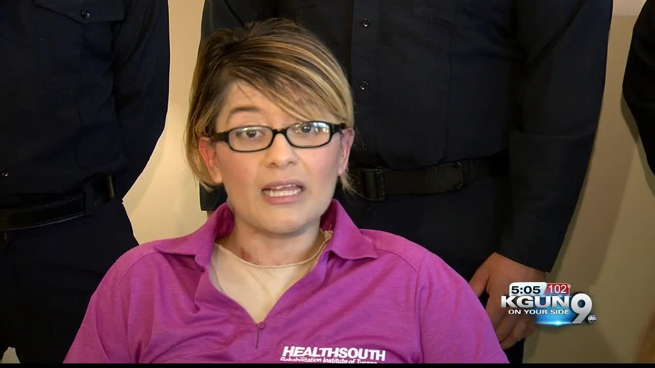 Woman Meets AZ Firefighters Who Helped Save Her Life