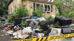 A Westfield, MA, home that fire officials described as a 'hoarding situation' caught fire Saturday, leading to the deaths of two people.