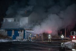 The Oxford Fire Department, along with several mutual-aid departments, responded to the scene of a fire in a mixed-use building with a hair-styling business on the first level and apartments above. The Oxford Fire Department, along with several mutual-aid departments, responded to the scene of a fire in a mixed-use building with a hair-styling business on the first level and apartments above.