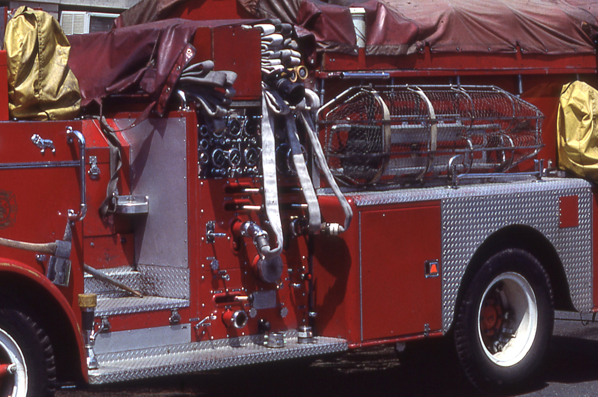 The Harrisburg Blitz Box was developed out of necessity to provide multiple attack lines on older engines, which had limited preconnected lines. This concept was adopted by many departments in the greater Harrisburg area in the last 1960s.