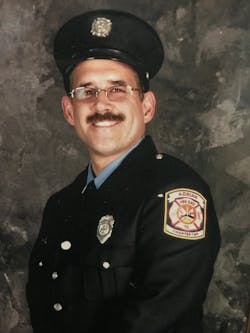 Adrian Township Fire Department firefighter Allen Howard. Adrian Township Fire Department firefighter Allen Howard.