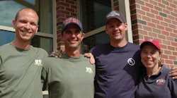 From left: Kenneth Fent, Gavin Horn, Stephen Kerber and Denise Smith