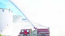 Pierce Manufacturing introduced the new Pierce High Flow Industrial Apparatus that is capable of flowing 5,500 gallons per minute when drafting, and up to 10,000 gallons per minute when drawing water from a positive (hydrant) source. This powerful vehicle will be on display at booth #2801 at Fire Rescue International (FRI) in Charlotte, NC on July 27-29.