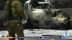 Off-Duty FF Rescues Two from CA Freeway Plane Crash