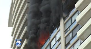 A five-alarm fire left three people dead in a Honolulu high-rise apartment building.