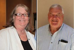 Glenda Bentley, left and Dr. Tony Brown, right Glenda Bentley, left and Dr. Tony Brown, right