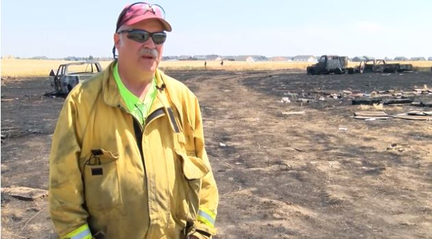 Black Eagle VFD Fire Chief Tom Martin.