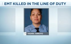 FDNY EMT Yadira Arroyo, who was killed in the line of duty on March 16. FDNY EMT Yadira Arroyo, who was killed in the line of duty on March 16.