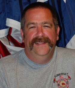 Recently retired Somerset, MA, firefighter Michael Chagnon.