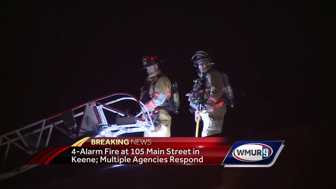Four-Alarm Fire Hits Downtown Building in NH