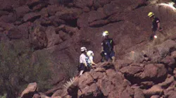 AZ Firefighters Rescue Hiker Stranded on Mountain