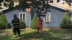Watch OH Firefighters Tackle Stubborn Residential Fire