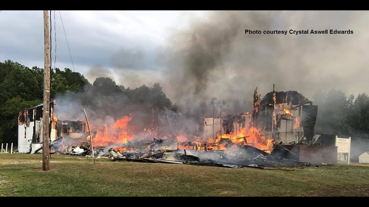 Fire Destroys Century Old VA Church
