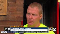 Baltimore Fire Capt. John Parker. Baltimore Fire Capt. John Parker.