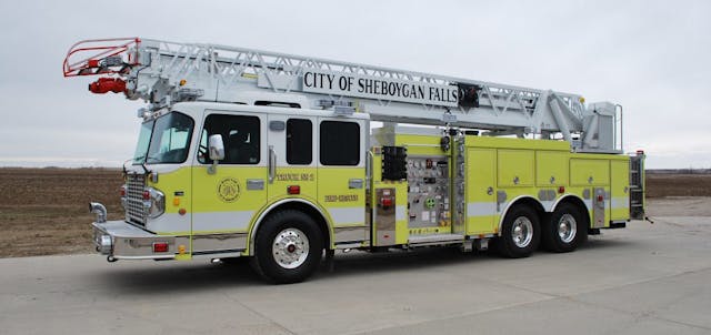 105-Foot Platform Delivered to Sheboygan Falls, WI | Firehouse 105-Foot Platform Delivered to Sheboygan Falls, WI | Firehouse