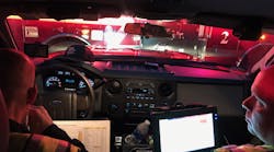 Chief JJ and I inside the command vehicle. Notice the look on his face. He is mentoring me and focused on every word I say to ensure I do the job correctly. Chief JJ and I inside the command vehicle. Notice the look on his face. He is mentoring me and focused on every word I say to ensure I do the job correctly.