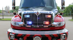 Warning light manufacturer Code 3 is offering a new style of light called PriZm II. It features three rows of eight LED lightheads that can flash in a variety of patterns.