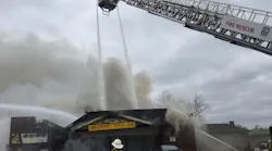 Cedar Falls, IA, firefighters tackle a commercial blaze in April 2016.