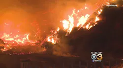 CA Firefighters Work Around Clock to Battle Wildfires