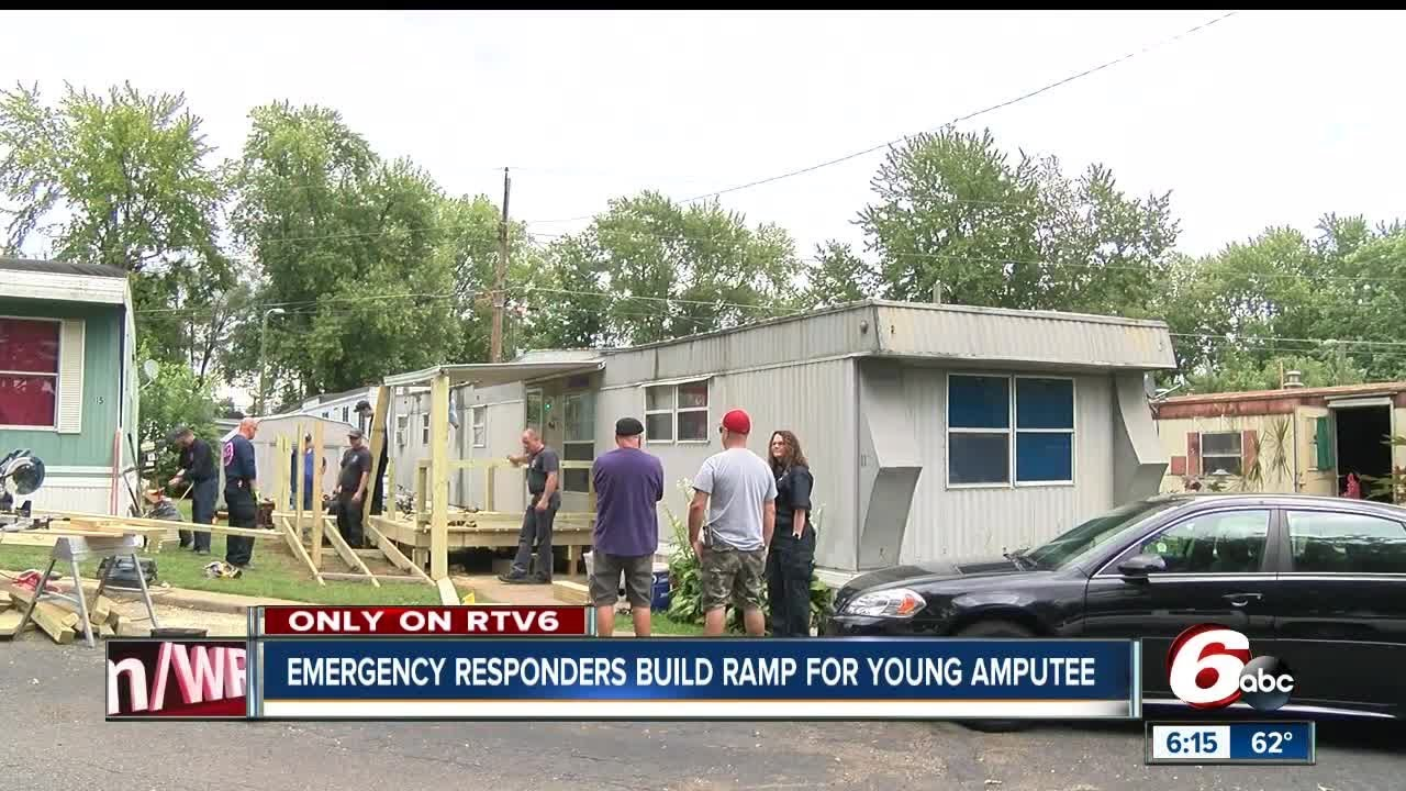 FFs Builds Ramp for IN Girl Who Lost Leg