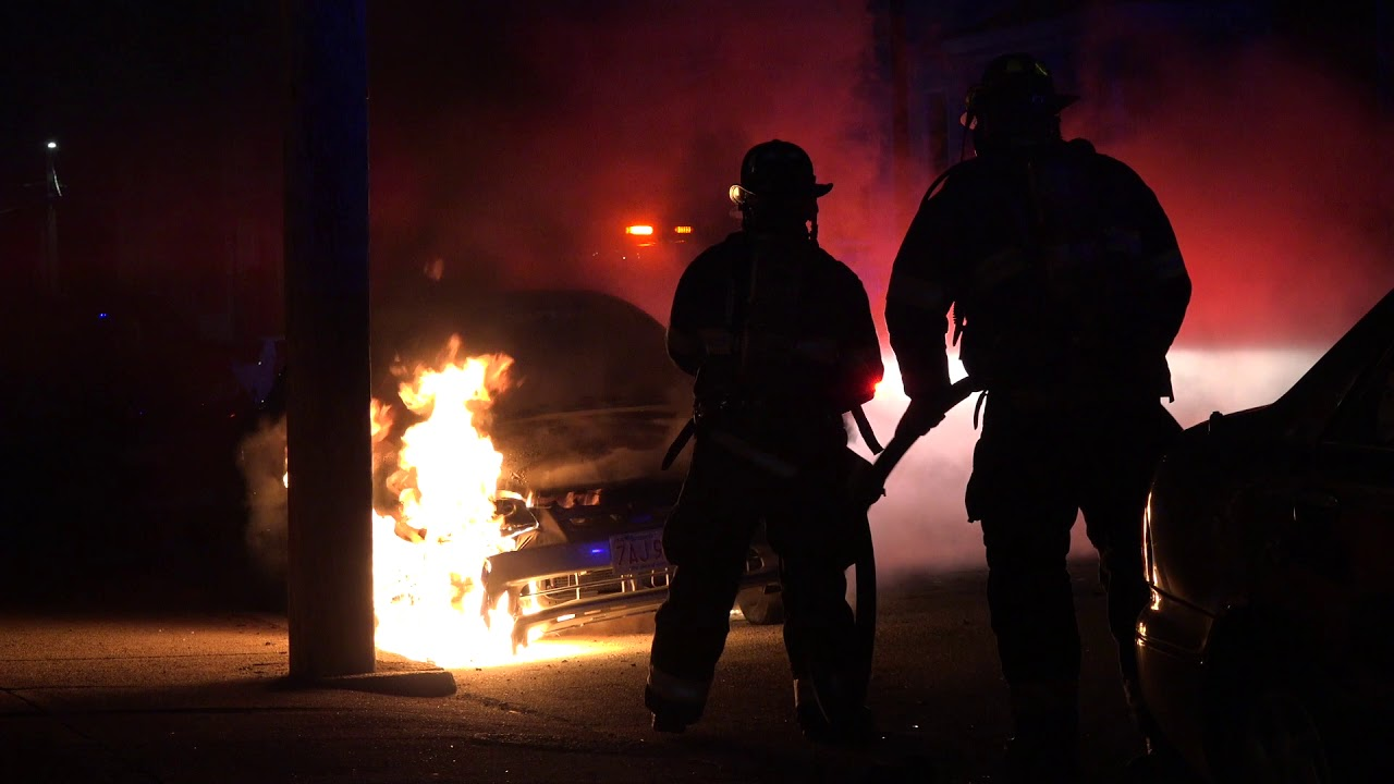 MA Firefighters Respond to Car Fire That May Be Arson