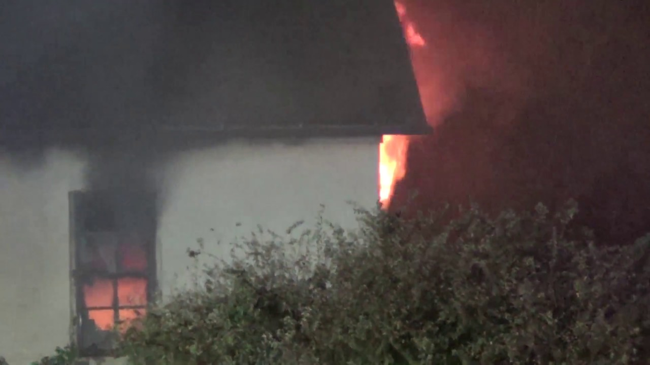 Raw Footage of WI Firefighters Tackling House Fire
