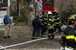 Norwalk firefighters during a recent response call. Norwalk firefighters during a recent response call.