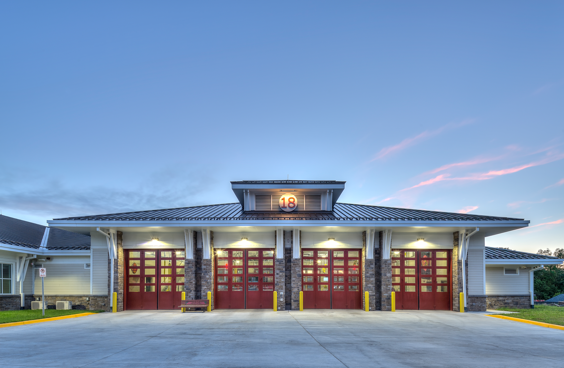 Glenmont, MD, Fire Station No. 18 received the Gold Award in the Career 1 Fire Station Awards category.