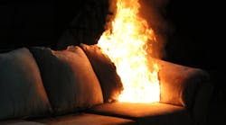 When flame retardants burn, they produce a toxic black smoke that contains furans and dioxins. When flame retardants burn, they produce a toxic black smoke that contains furans and dioxins.