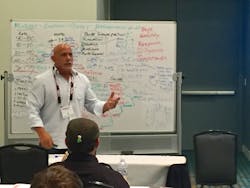 Ric Jorge spoke about mental health and PTSD at Firehouse Expo. Ric Jorge spoke about mental health and PTSD at Firehouse Expo.