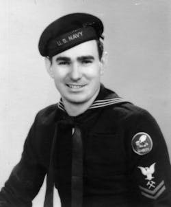 Walter E. Ferguson, a Navy veteran who served with the Cronomer Valley Fire Department in Newburgh, NY, and died in the line of duty on Dec. 20, 1946. Walter E. Ferguson, a Navy veteran who served with the Cronomer Valley Fire Department in Newburgh, NY, and died in the line of duty on Dec. 20, 1946.