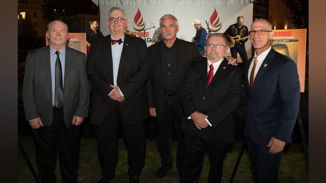 From left: Chris Brannigan, Harry Carter, Paul F. Hashagen, Barry Furey and Tim Sendelbach.