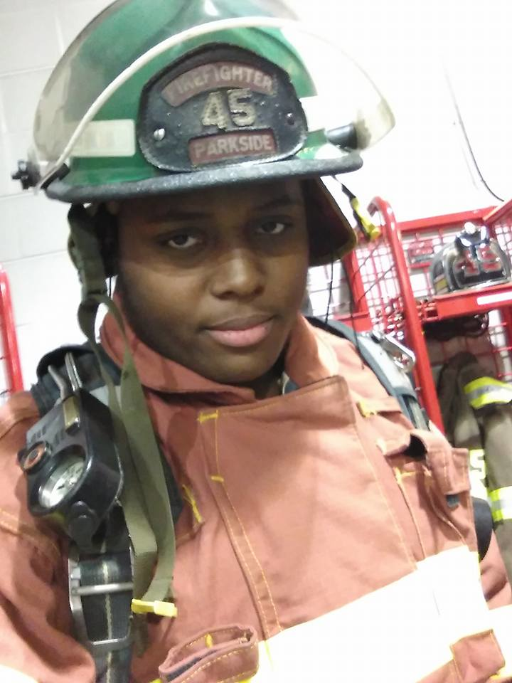Former Parkside, PA, volunteer firefighter Javier McMillian in June 2016.
