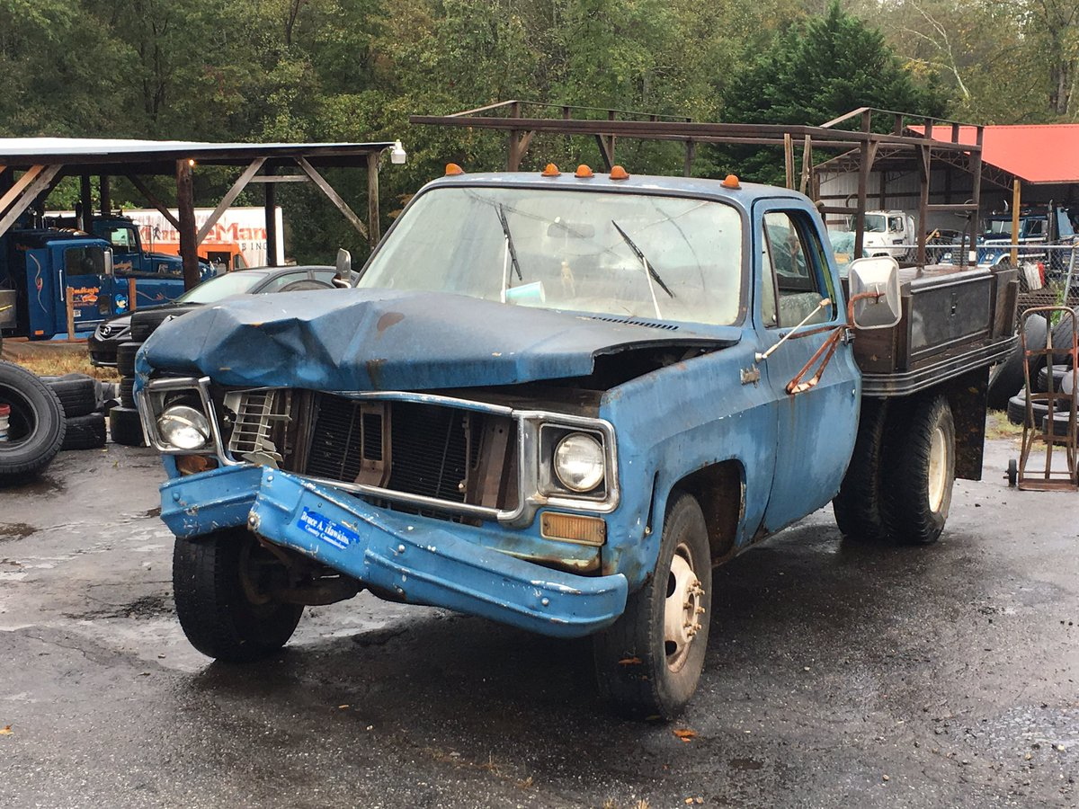 The North Carolina Highway Patrol says this pickup driven by an allegedly impaired man struck and killed Triple Community firefighter Jason Hensley on Sunday night while he was clearing storm debris near Morgantown.