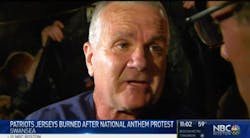 Swansea, MA, resident Mark Shane had area first responders preparing for the worst when he recently organized a Patriots jersey burning protest that sparked a furor on social media.