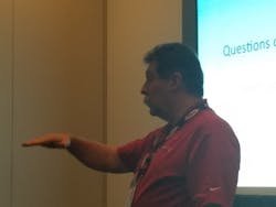 Veteran RI firefighter and licensed attorney Curt Varone speaks to firefighters during his 'FLSA Boot Camp' at Firehouse Expo in Nashville, TN, on Friday, Oct. 20, 2017. Veteran RI firefighter and licensed attorney Curt Varone speaks to firefighters during his 'FLSA Boot Camp' at Firehouse Expo in Nashville, TN, on Friday, Oct. 20, 2017.