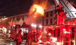 Wilkes-Barre, PA, firefighters at the scene of a house fire where two men were arrested for scuffling with fire crews and police, one facing aggravated assault charges. Wilkes-Barre, PA, firefighters at the scene of a house fire where two men were arrested for scuffling with fire crews and police, one facing aggravated assault charges.