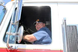 Brasher-Winthrop firefighter David E. Carr. Brasher-Winthrop firefighter David E. Carr.