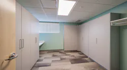 The Murphy bed concept at New Albany Fire Station No. 4 allows each member to have their own mattress and prevents them from having to unpack personal bedding for each shift.