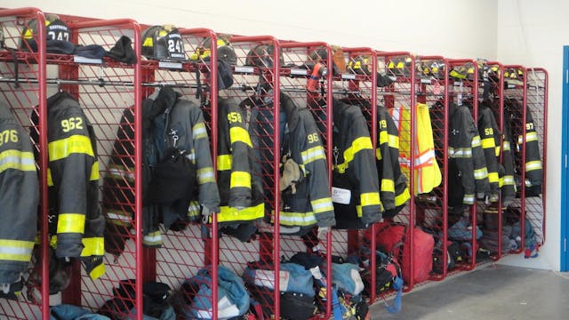 Ready Rack donated a Wall Mounted Red Rack&trade; storage racks system to help the Oceanside Fire Department rebuild after Super Storm Sandy.