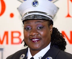 EMS veteran Tonya Boyd became the FDNY's first black female to attain the rank of deputy chief on Thursday. EMS veteran Tonya Boyd became the FDNY's first black female to attain the rank of deputy chief on Thursday.