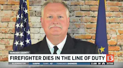 Greenfield, IN, firefighter Scott Compton, who died Saturday, Nov. 11, 2017, at his home hours after battling a fire the night before.