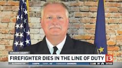 Greenfield, IN, firefighter Scott Compton, who died Saturday, Nov. 11, 2017, at his home hours after battling a fire the night before. Greenfield, IN, firefighter Scott Compton, who died Saturday, Nov. 11, 2017, at his home hours after battling a fire the night before.