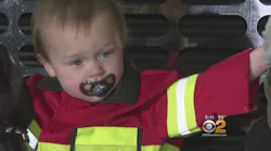 NY Firefighters Reunited with Toddler They Saved
