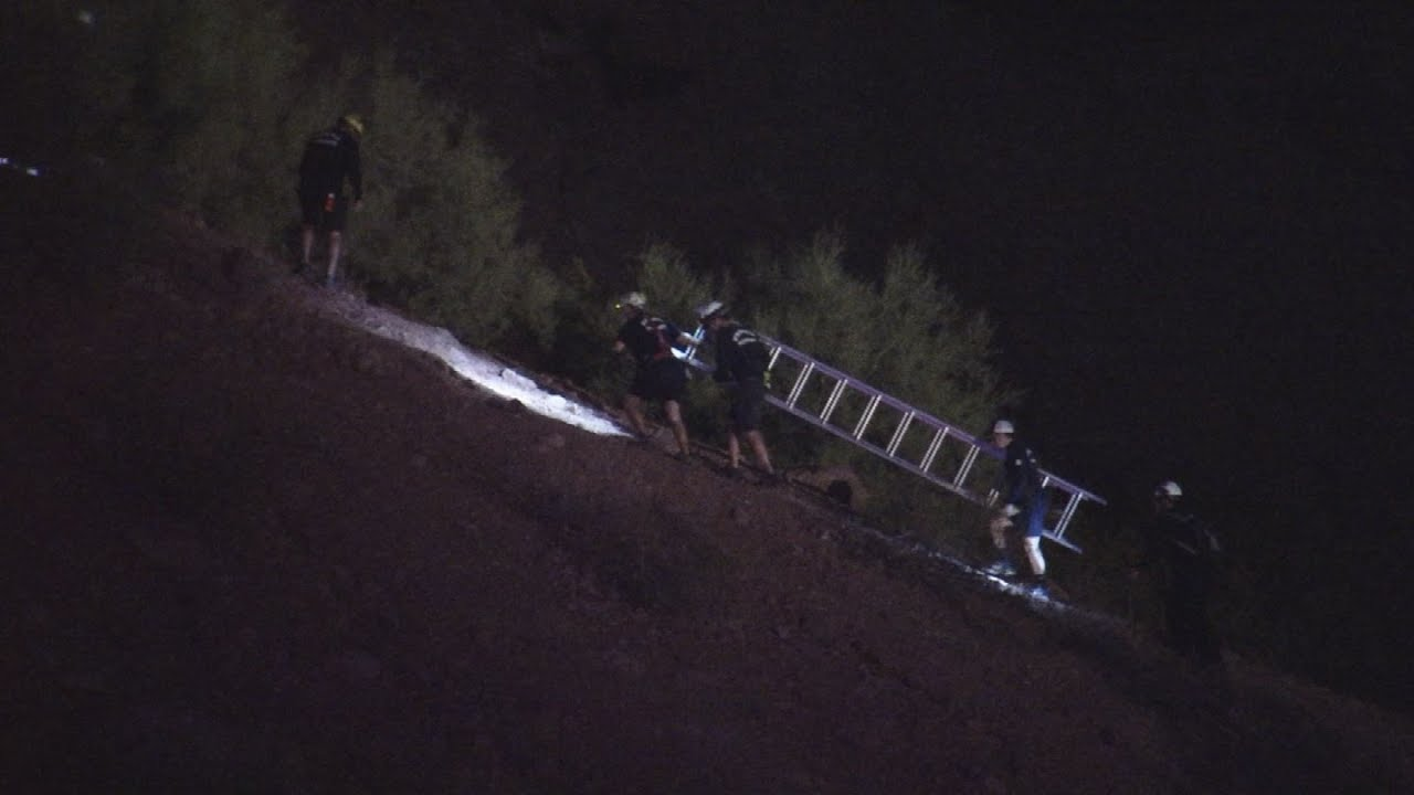 AZ Firefighters Rescue Mountain Hikers Trapped Overnight