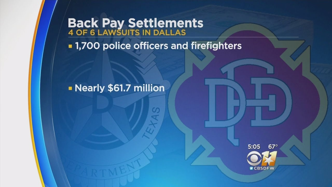 TX Firefighters, Police Settle in Back Pay Lawsuits