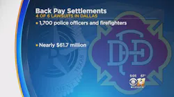 TX Firefighters, Police Settle in Back Pay Lawsuits