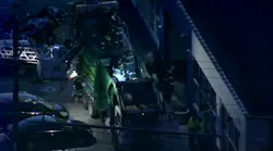 Philadelphia FFs Rescue Homeless Man from Garbage Truck
