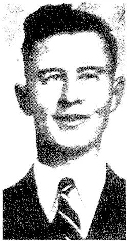 St. Paul, MN, firefighter Milford Holm, who died in the line of duty on June 4, 1945.