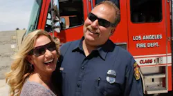 Los Angeles fire Capt. David Moorman in a photo posted on the LAFD's website.